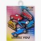 Crocs Jibbitz charms Lights Up CarsTrucks -  מארז 5 ג'יביטים קרוקס עם אורות