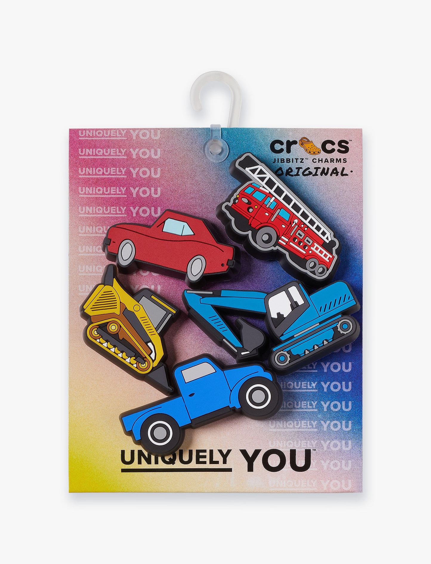 Crocs Jibbitz charms Lights Up CarsTrucks - מארז 5 ג'יביטים קרוקס עם אורות