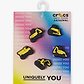 Crocs Jibbitz Mini Construction - מארז 5 ג'יביטים קרוקס