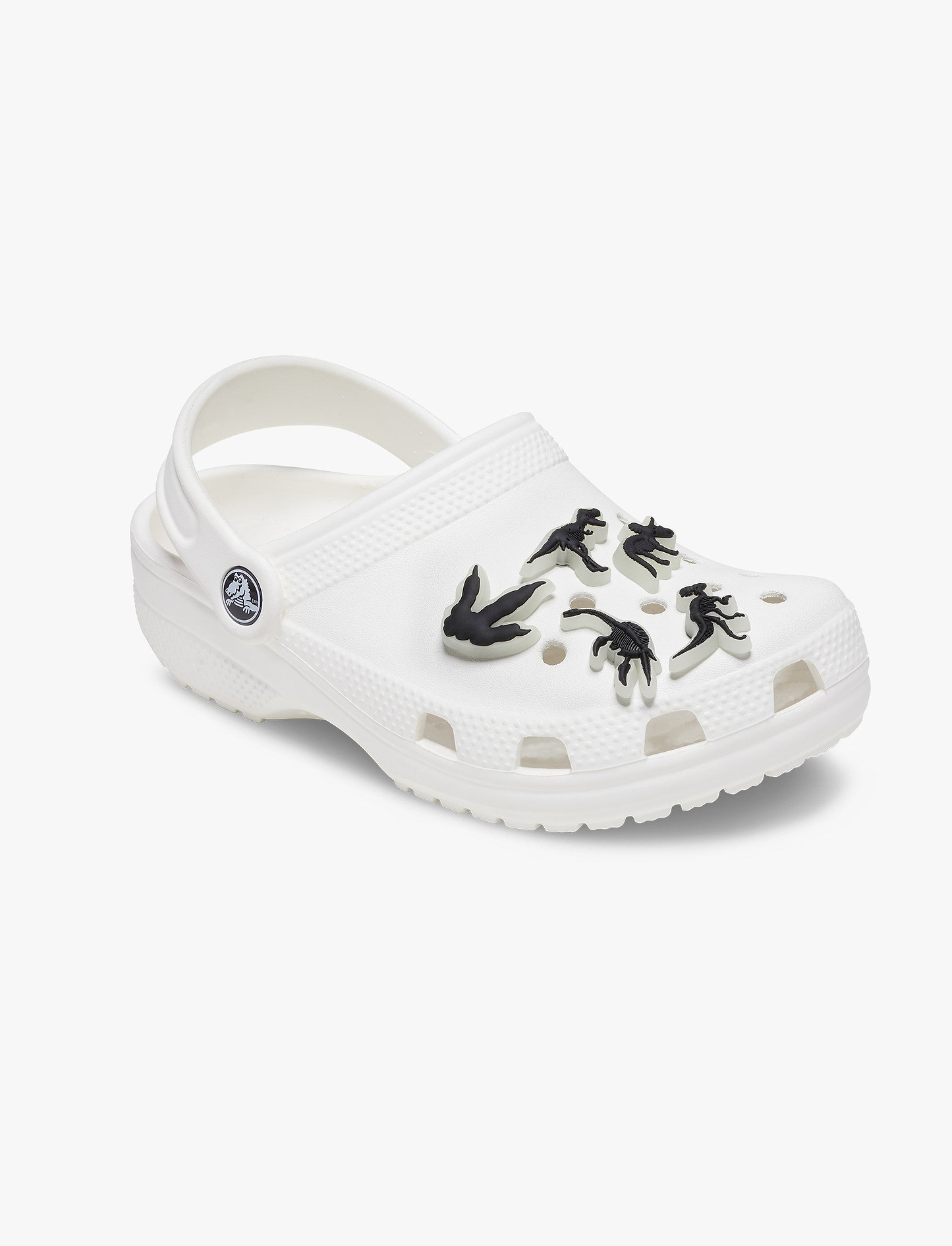 Crocs Jibbitz Glow In The Dark Dino - מארז 5 ג'יביטים קרוקס זוהר בחושך