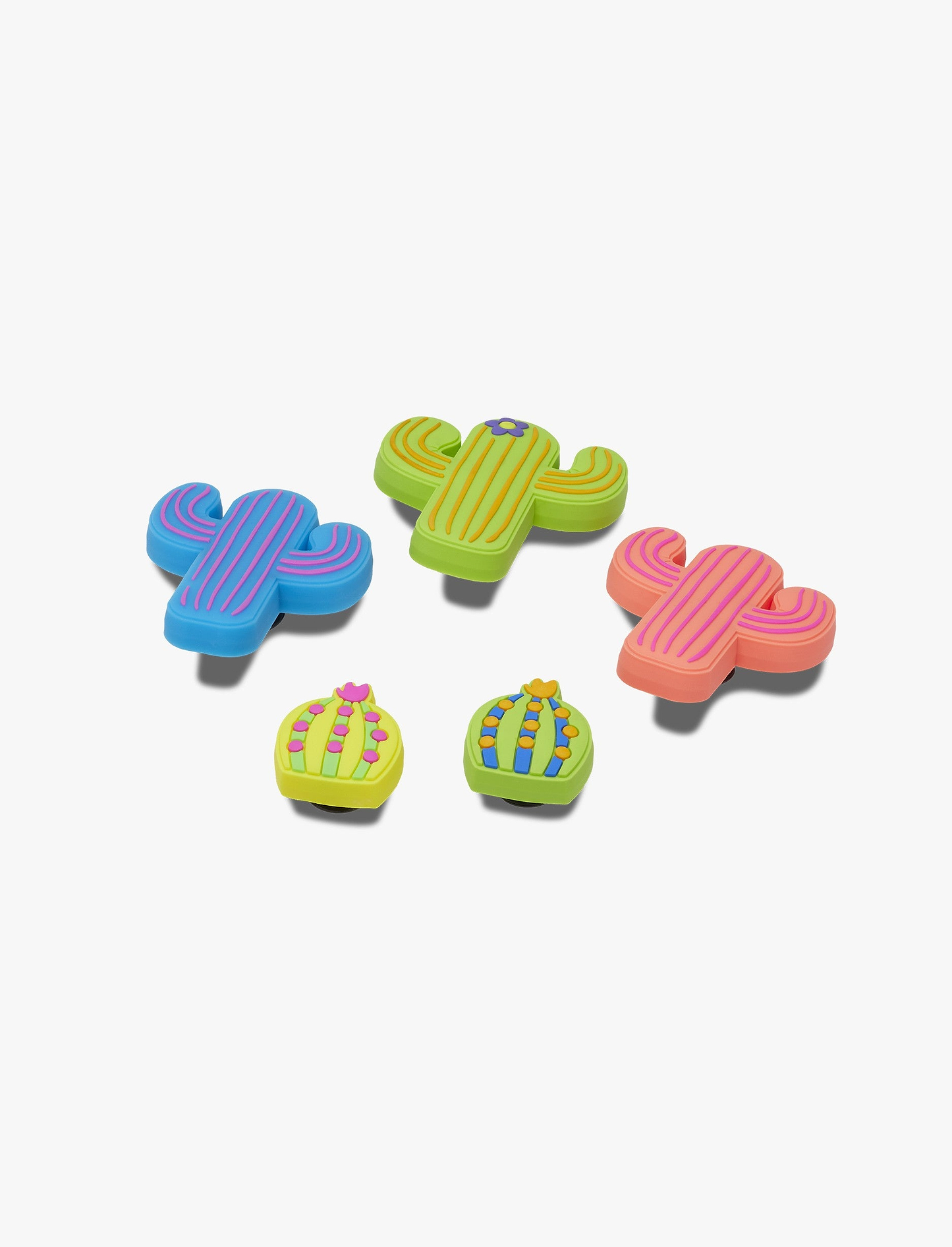Crocs Jibbitz Lights Up Cacti - מארז 5 ג'יביטים קרוקס עם אורות