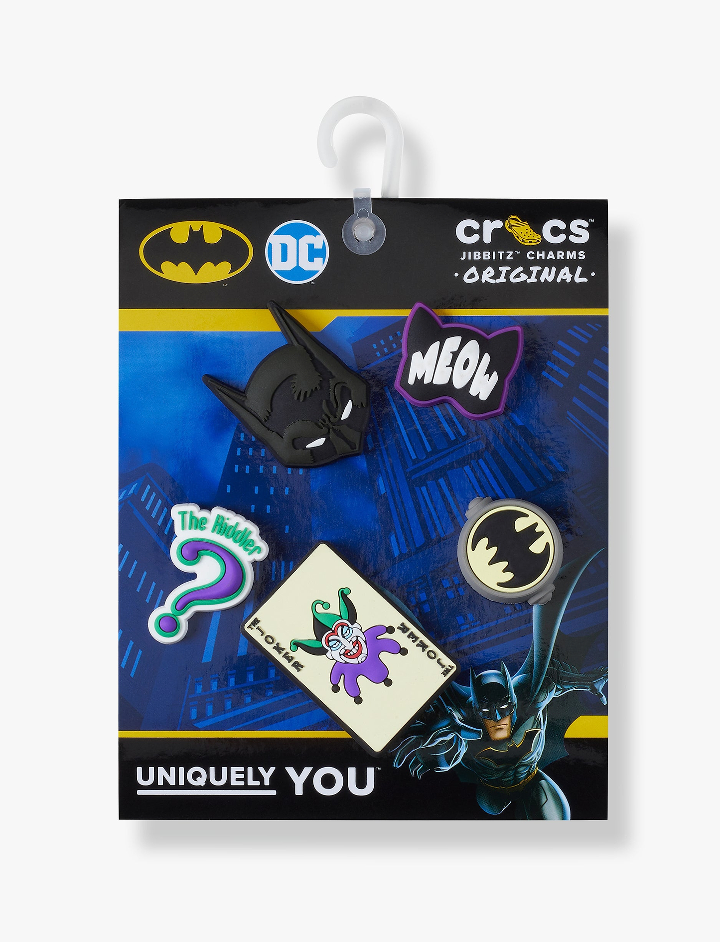 Crocs Jibbitz Batman - מארז 5 ג'יביטים קרוקס