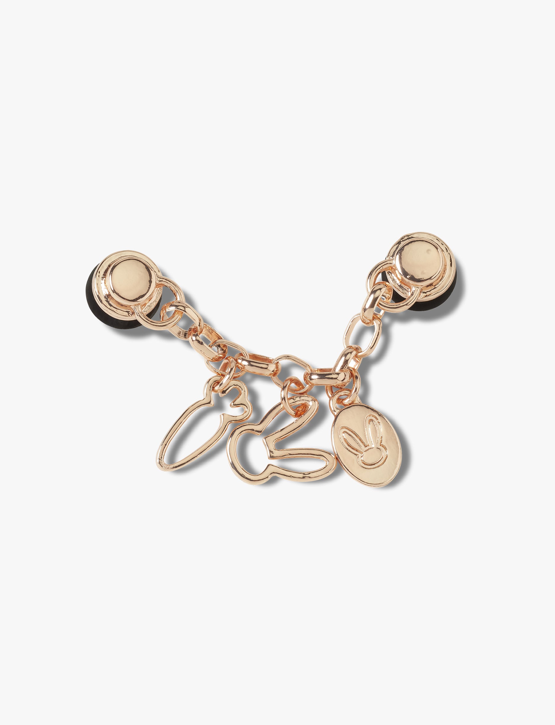 Crocs Jibbitz Bunny Gold Chain - מארז 5 ג'יביטים קרוקס