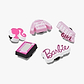 Crocs Jibbitz Barbie - מארז 5 ג'יביטים קרוקס