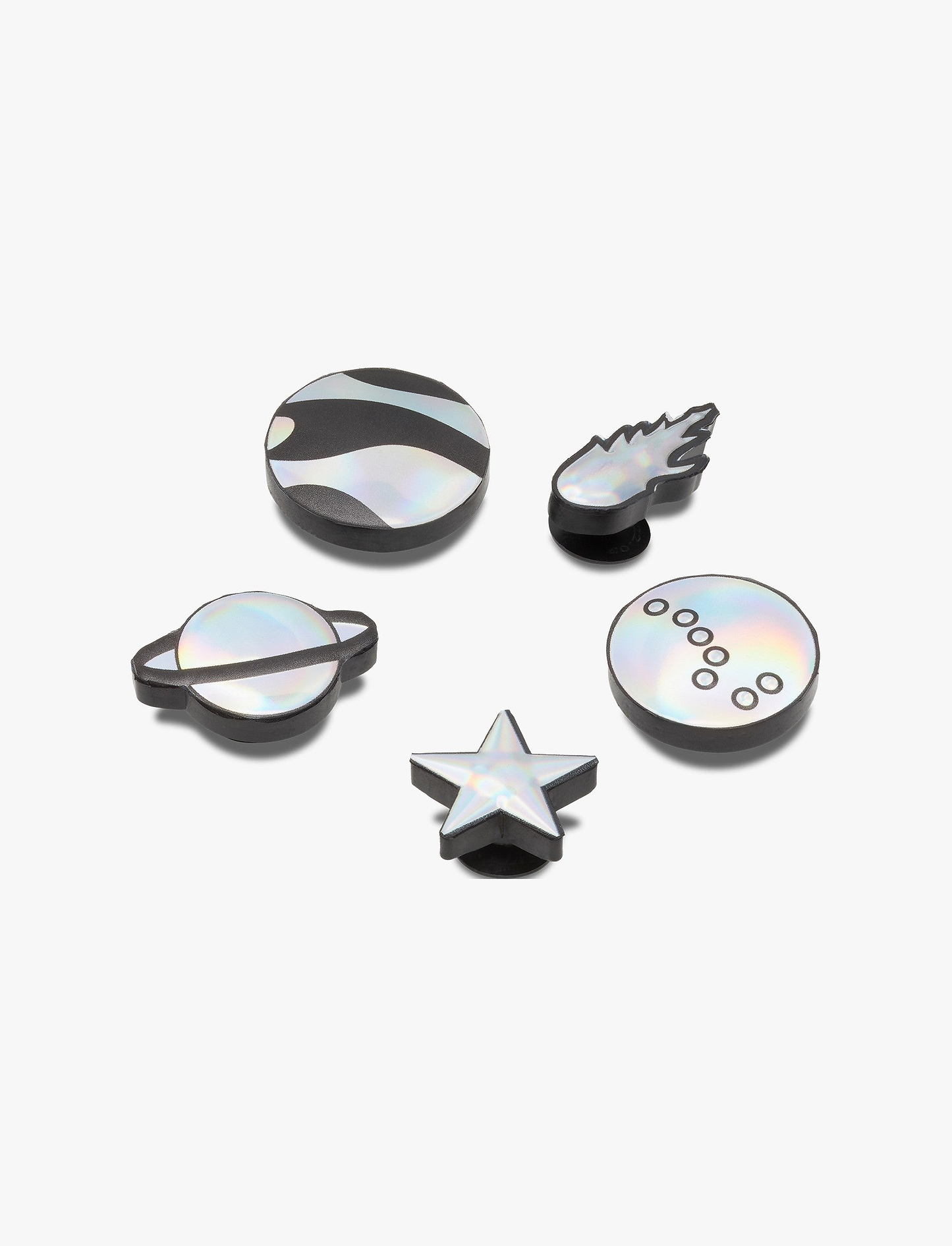 Crocs Jibbitz Irdscnt Out Of This World - מארז 5 ג'יביטים קרוקס