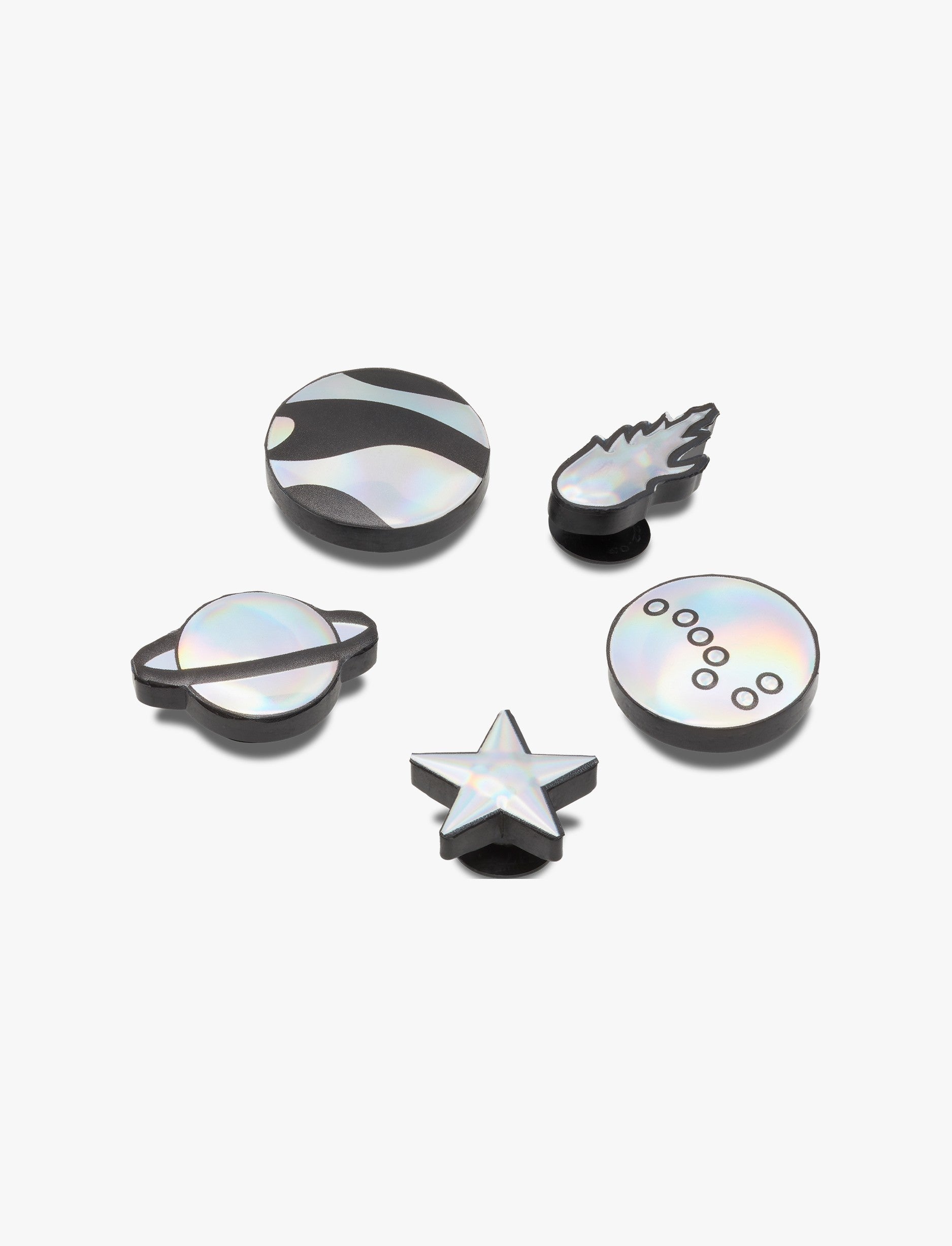 Crocs Jibbitz Irdscnt Out Of This World - מארז 5 ג'יביטים קרוקס