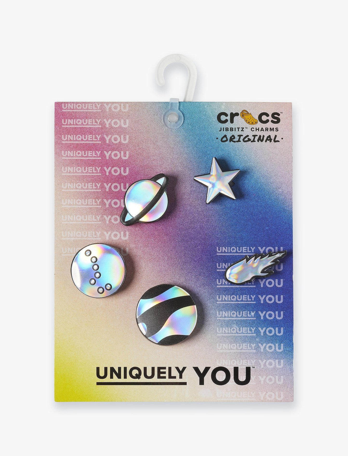Crocs Jibbitz Irdscnt Out Of This World - מארז 5 ג'יביטים קרוקס