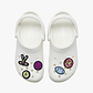 Crocs Jibbitz Neon Sports Patches - מארז 5 ג'יביטים קרוקס