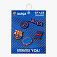 Crocs Jibbitz Barcelona FC 5 Pack - מארז 5 ג'יביטים קרוקס