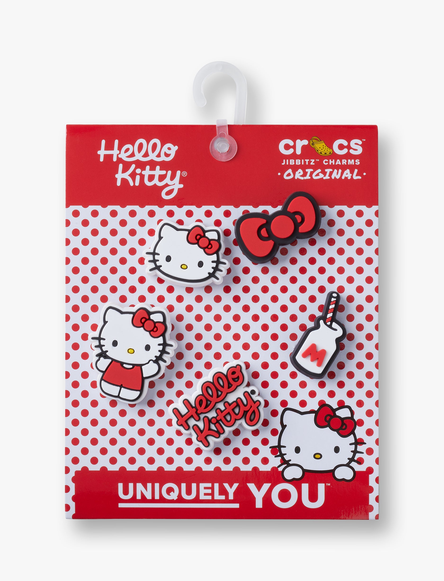 Crocs Hello Kitty -  מארז 5 ג'יביטים קרוקס