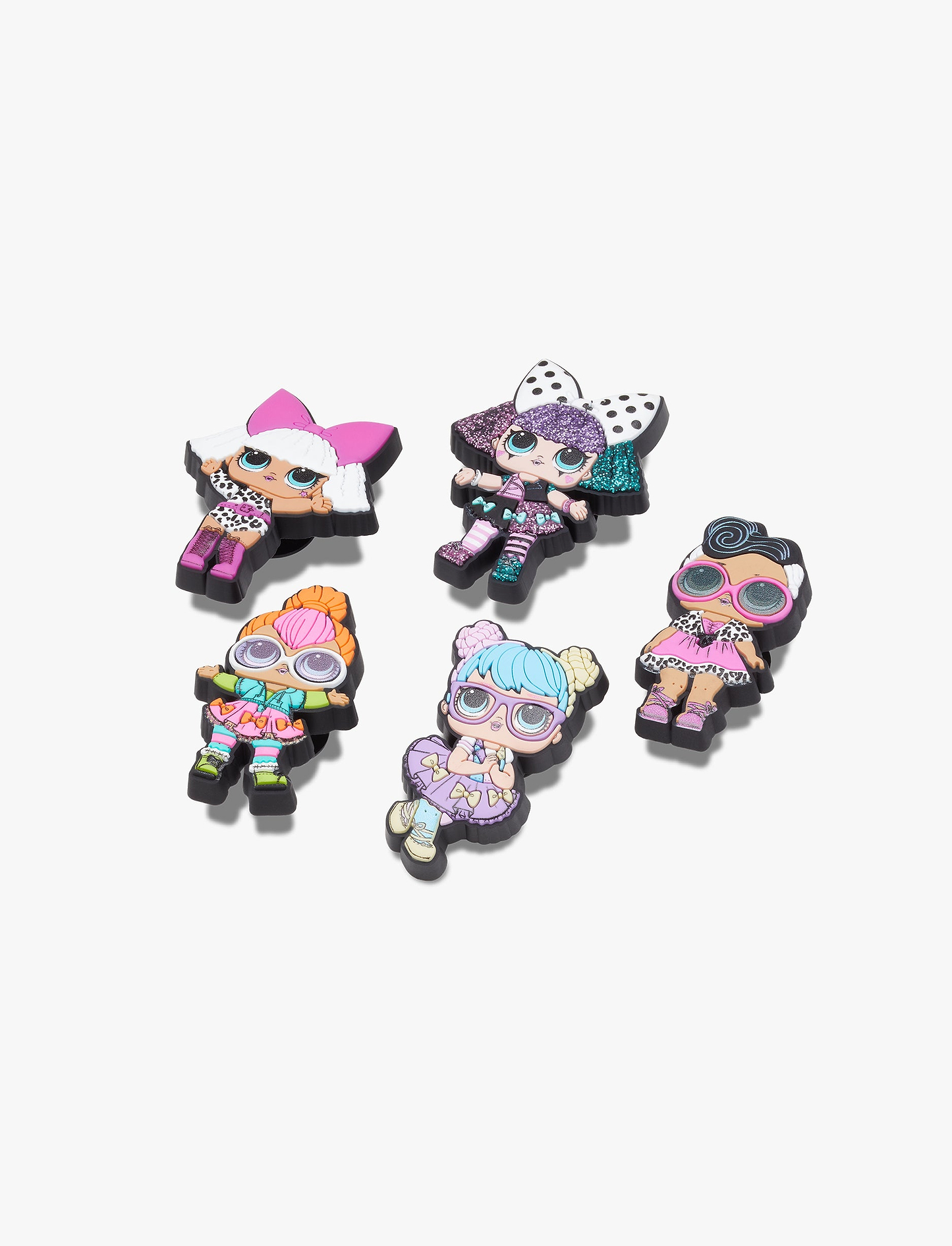 Crocs LOL Surprise - מארז 5 ג'יביטים קרוקס