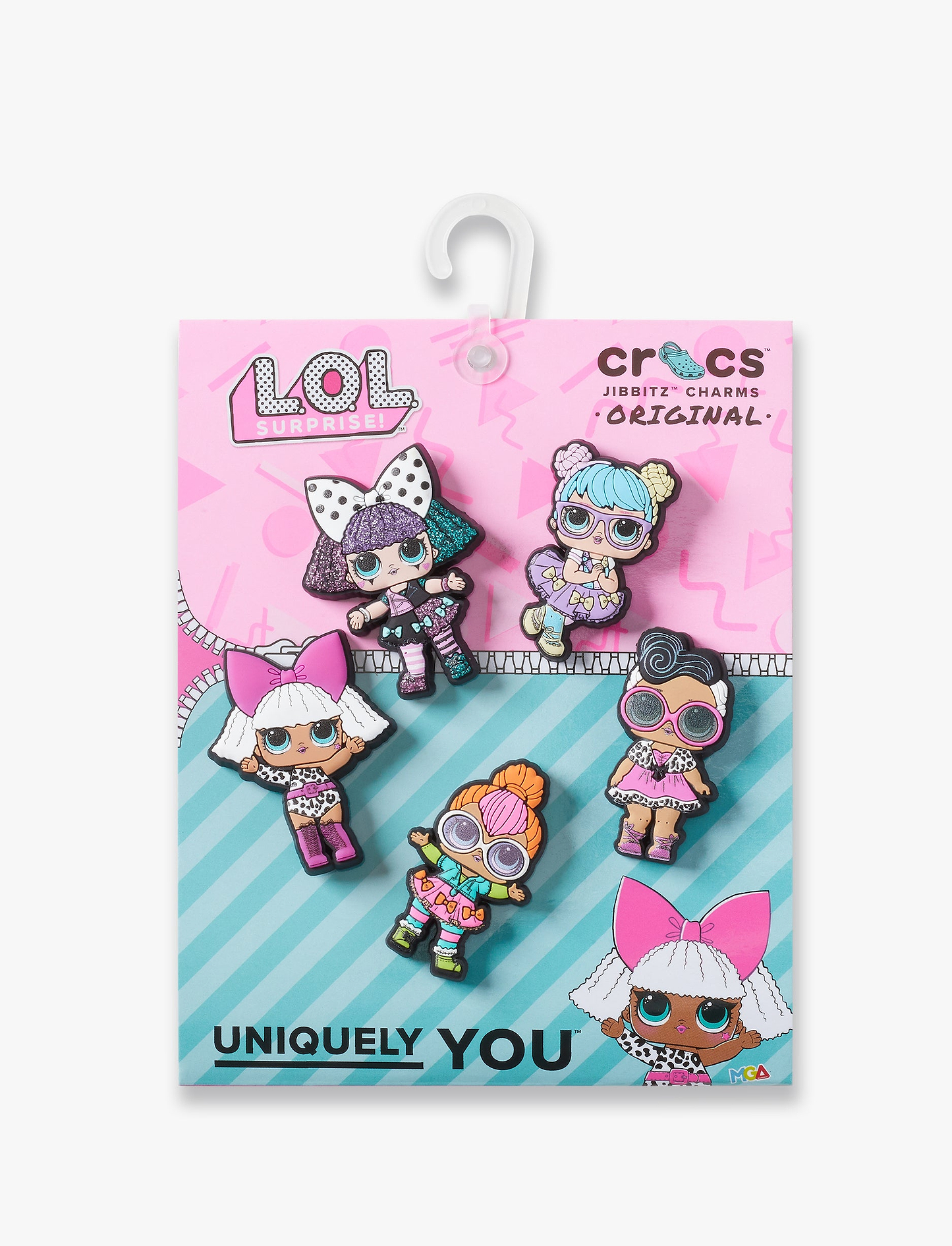 Crocs LOL Surprise - מארז 5 ג'יביטים קרוקס