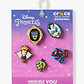 Crocs Jibbitz Snow White - מארז 5 ג'יביטים קרוקס