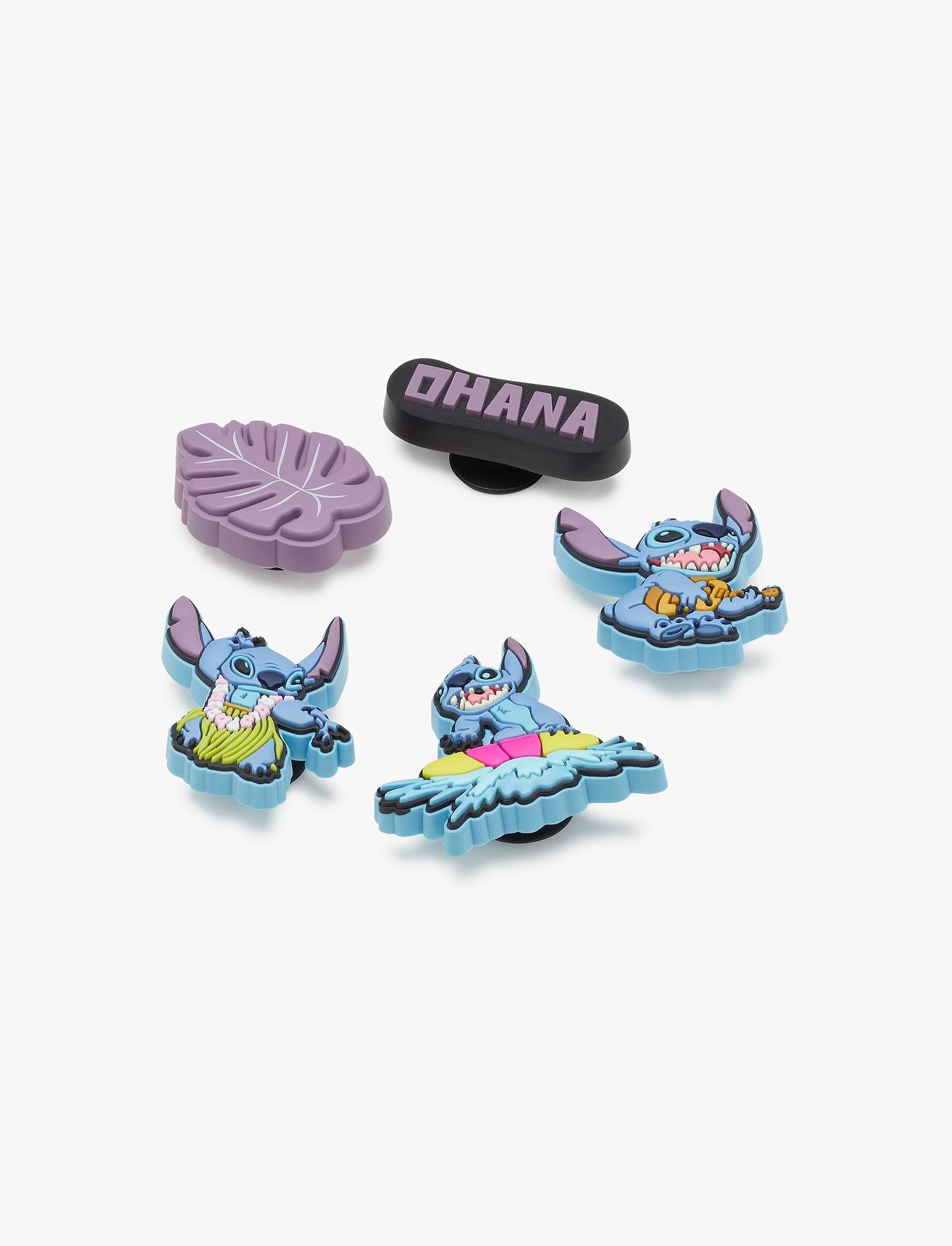 Crocs Jibbitz Stitch Tropical - מארז 5 ג'יביטים קרוקס