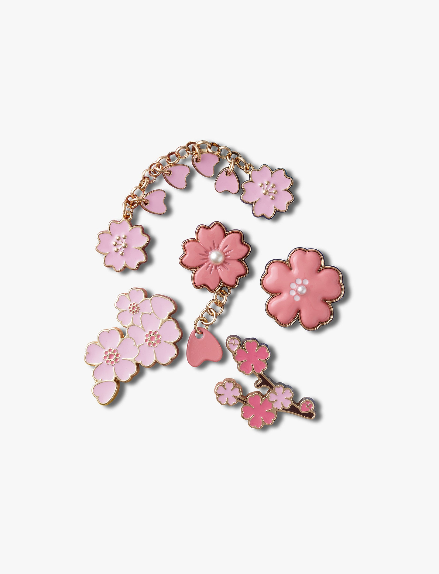 Crocs Blooming Cherry Blossom - מארז 5 ג'יביטים קרוקס