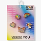 Crocs Jibbitz Rainbow Elvtd Festival - מארז 5 ג'יביטים קרוקס