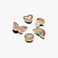 Crocs Jibbitz Rainbow Elvtd Festival - מארז 5 ג'יביטים קרוקס