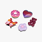 Crocs Purple and Pink Fun - מארז 5 ג'יביטים קרוקס