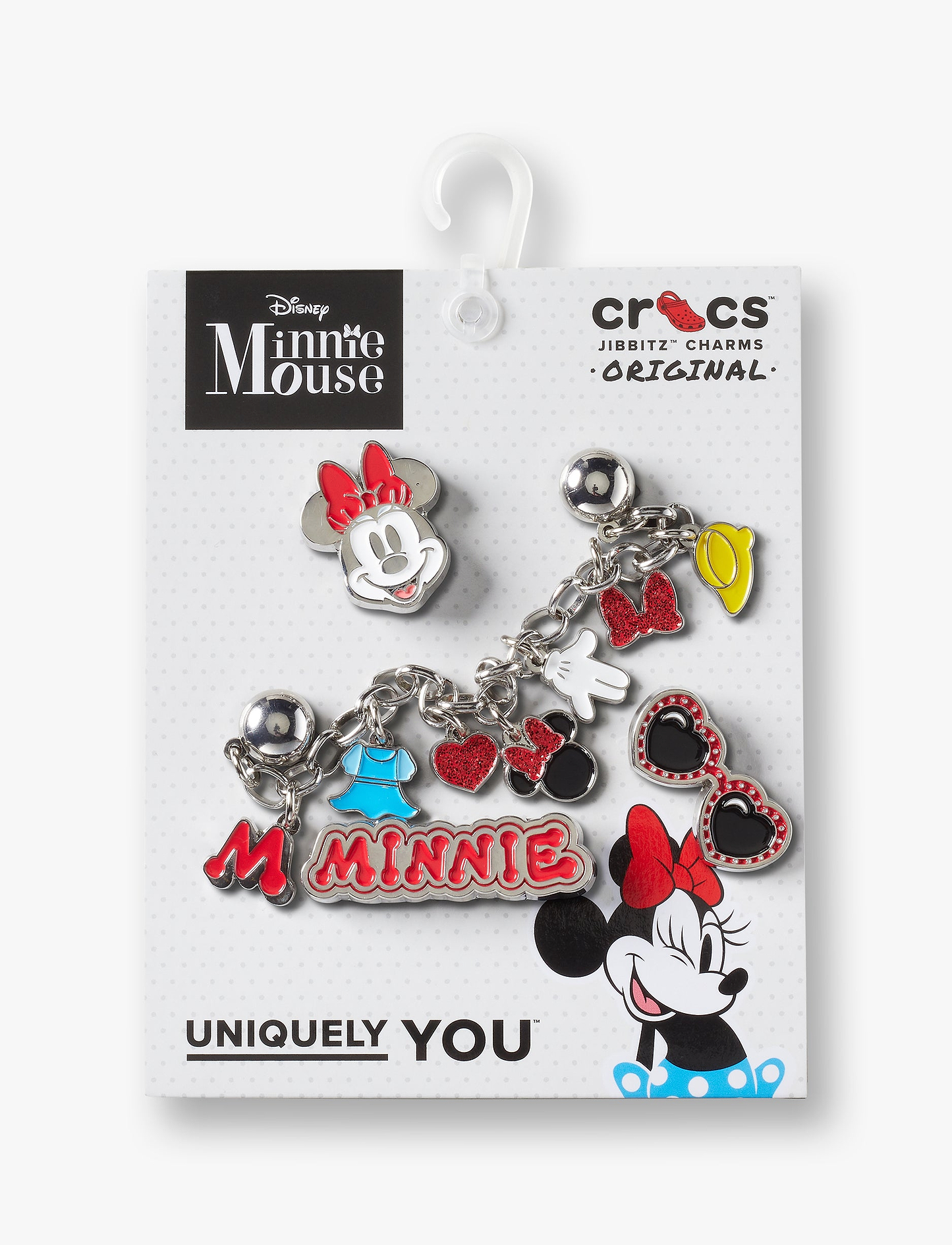 Crocs Jibbitz Minnie Elevated - מארז 5 ג'יביטים קרוקס