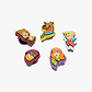 Crocs Jibbitz Scooby Doo - מארז 5 ג'יביטים קרוקס