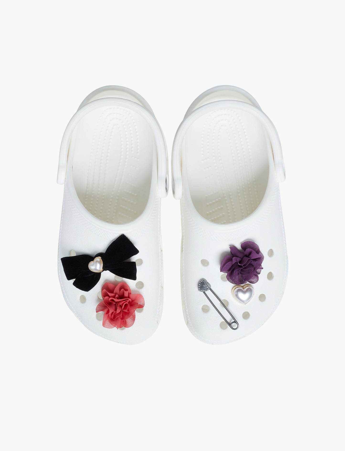 Crocs Jibbitz Floral and Pearl - מארז 5 ג'יביטים קרוקס