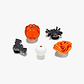 Crocs Jibbitz Hide and Eek Halloween - מארז 5 ג'יביטים קרוקס
