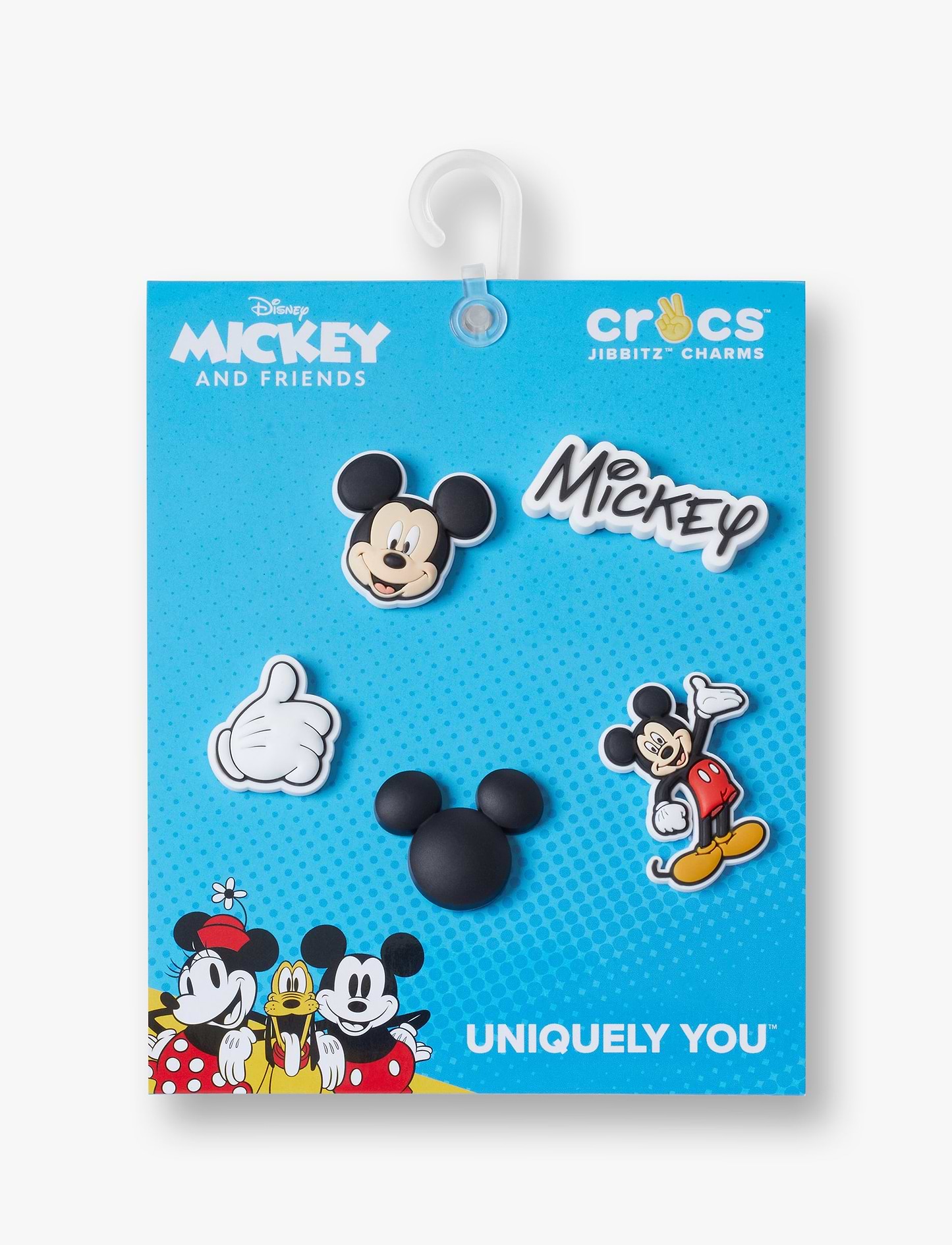 Crocs Jibbitz Mickey Pant - מארז 5 ג'יביטים קרוקס