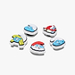 Crocs Jibbitz Smurfs - מארז 5 ג'יביטים קרוקס