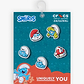 Crocs Jibbitz Smurfs - מארז 5 ג'יביטים קרוקס