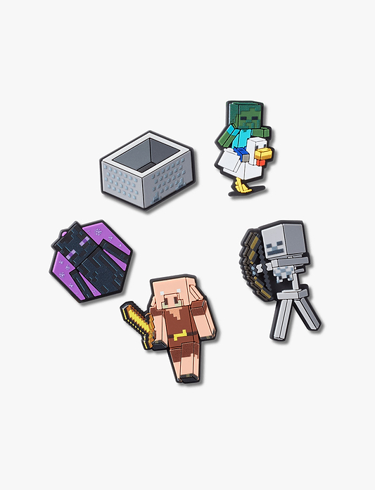 Crocs Jibbitz Minecratf - מארז 5 ג'יביטים קרוקס