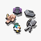 Crocs Jibbitz Minecratf - מארז 5 ג'יביטים קרוקס