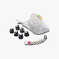 Crocs Jibbitz Lace Bead and Chain 5 Pack - מארז 5 ג'יביטים קרוקס תחרה, חרוזים ושרשרת