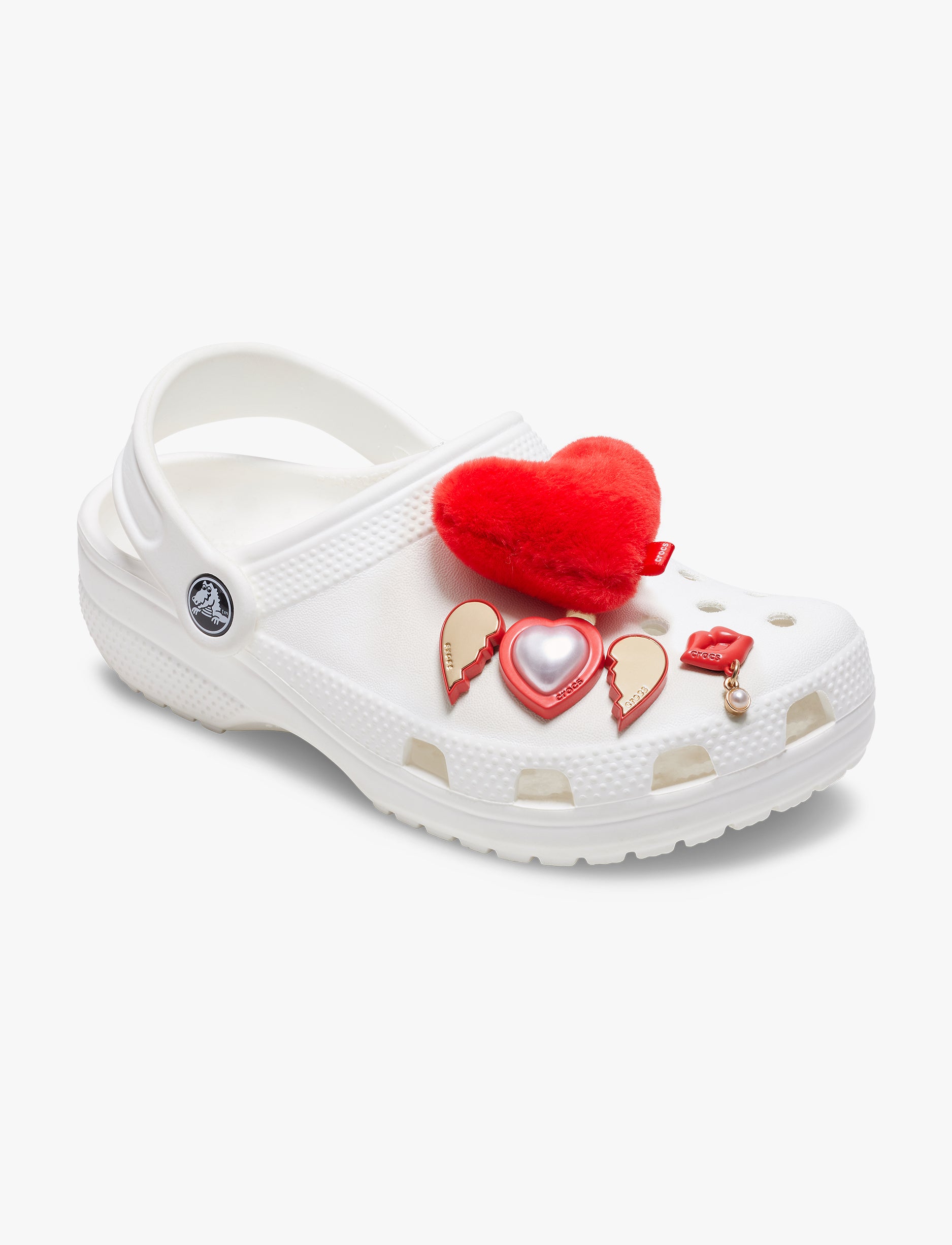 Crocs Red Valentines - מארז 5 ג'יביטים קרוקס