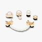 Crocs Pearly Gold - מארז 5 ג'יביטים קרוקס