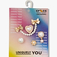 Crocs Pearly Gold - מארז 5 ג'יביטים קרוקס