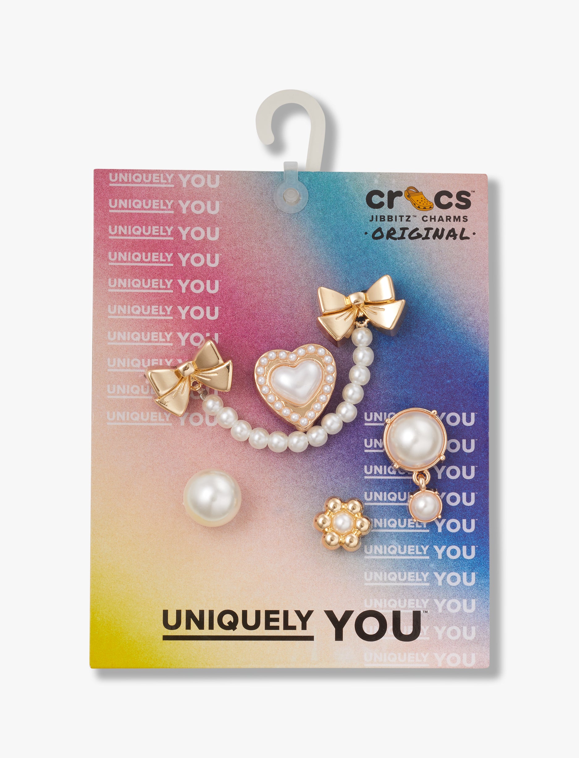 Crocs Pearly Gold - מארז 5 ג'יביטים קרוקס