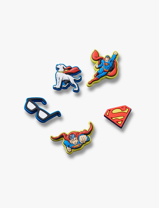 Crocs Jibbitz Superman - מארז 5 ג'יביטים קרוקס