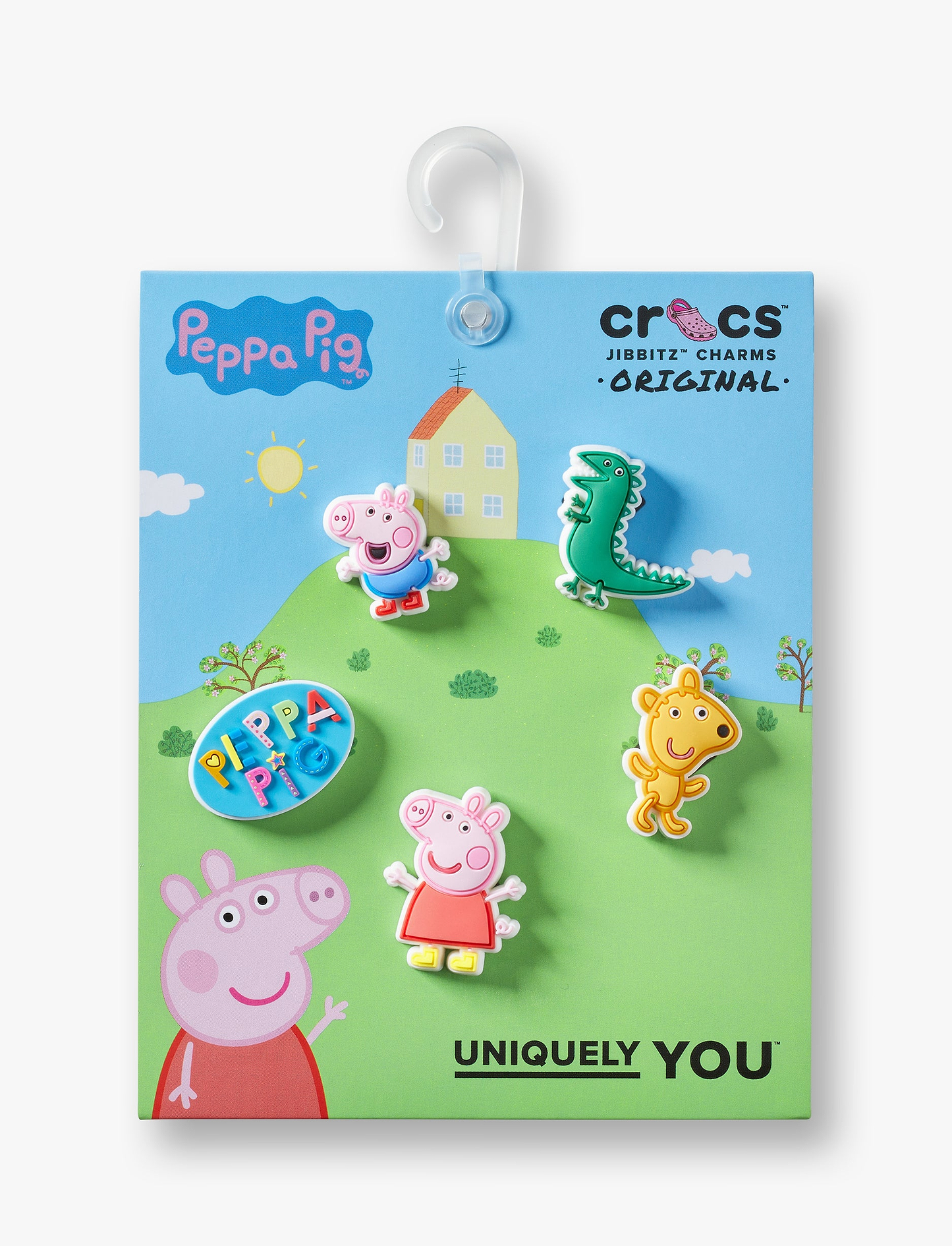 Crocs Jibbitz Peppa Pig - מארז 5 ג'יביטים קרוקס