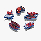 Crocs Jibbitz Spidermna - מארז 5 ג'יביטים קרוקס