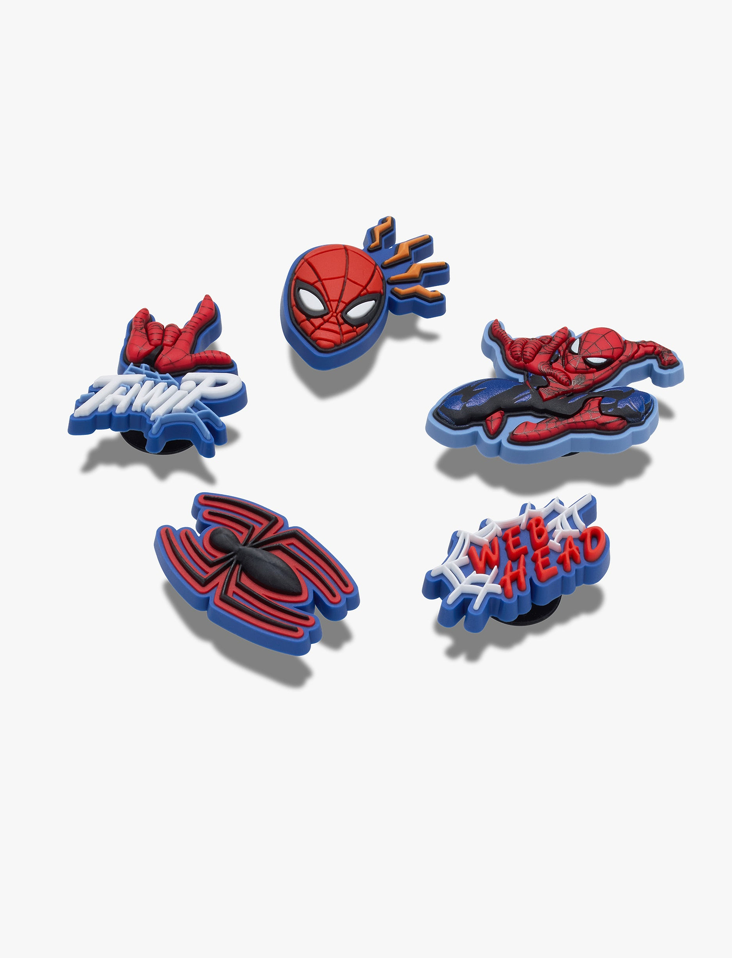 Crocs Jibbitz Spidermna - מארז 5 ג'יביטים קרוקס