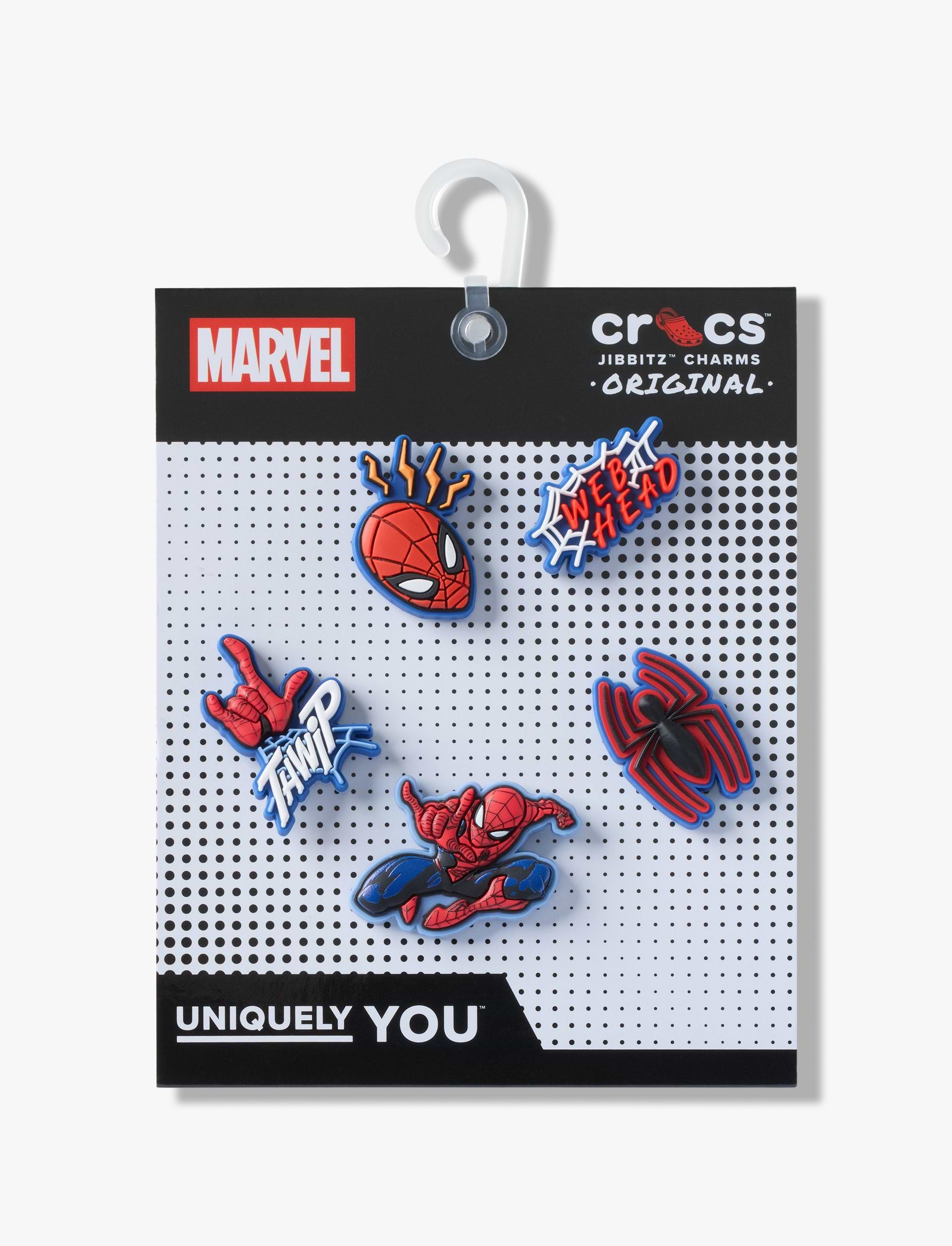 Crocs Jibbitz Spidermna - מארז 5 ג'יביטים קרוקס