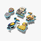 Crocs Jibbitz Pixar Animation - מארז 5 ג'יביטים קרוקס