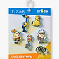Crocs Jibbitz Pixar Animation - מארז 5 ג'יביטים קרוקס