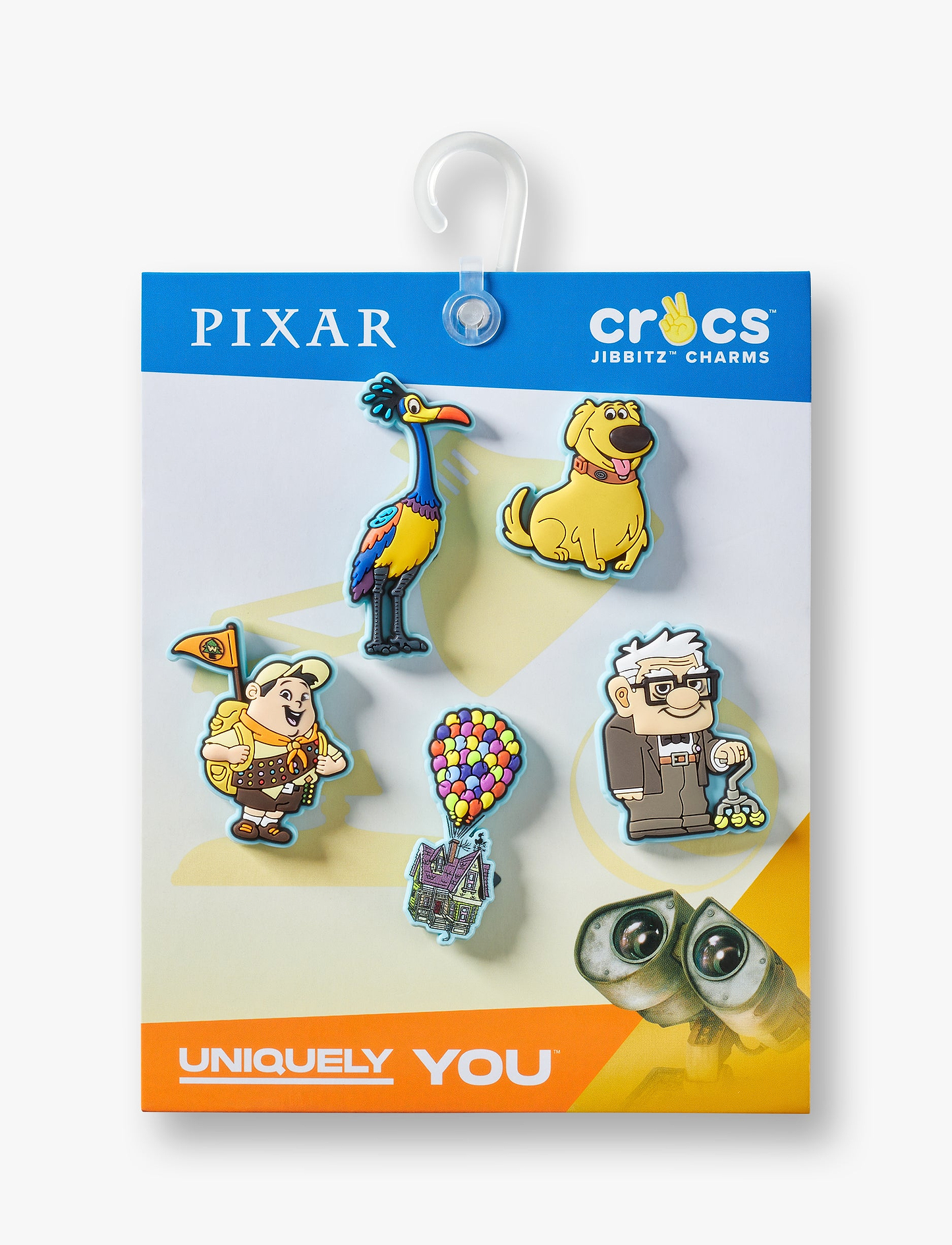 Crocs Jibbitz Pixar Animation - מארז 5 ג'יביטים קרוקס