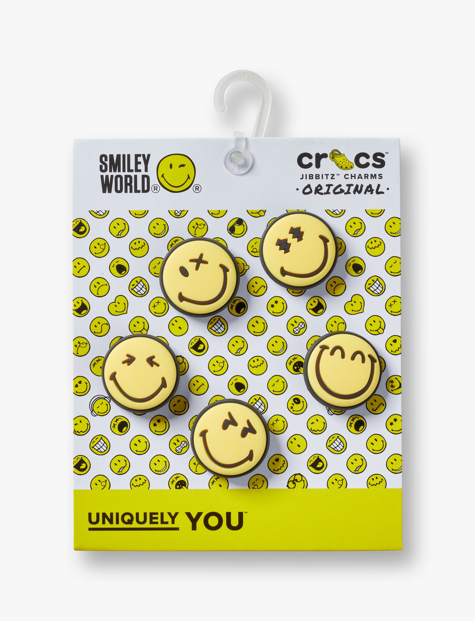 Crocs Jibbitz Smileyworld - מארז 5 ג'יביטים קרוקס