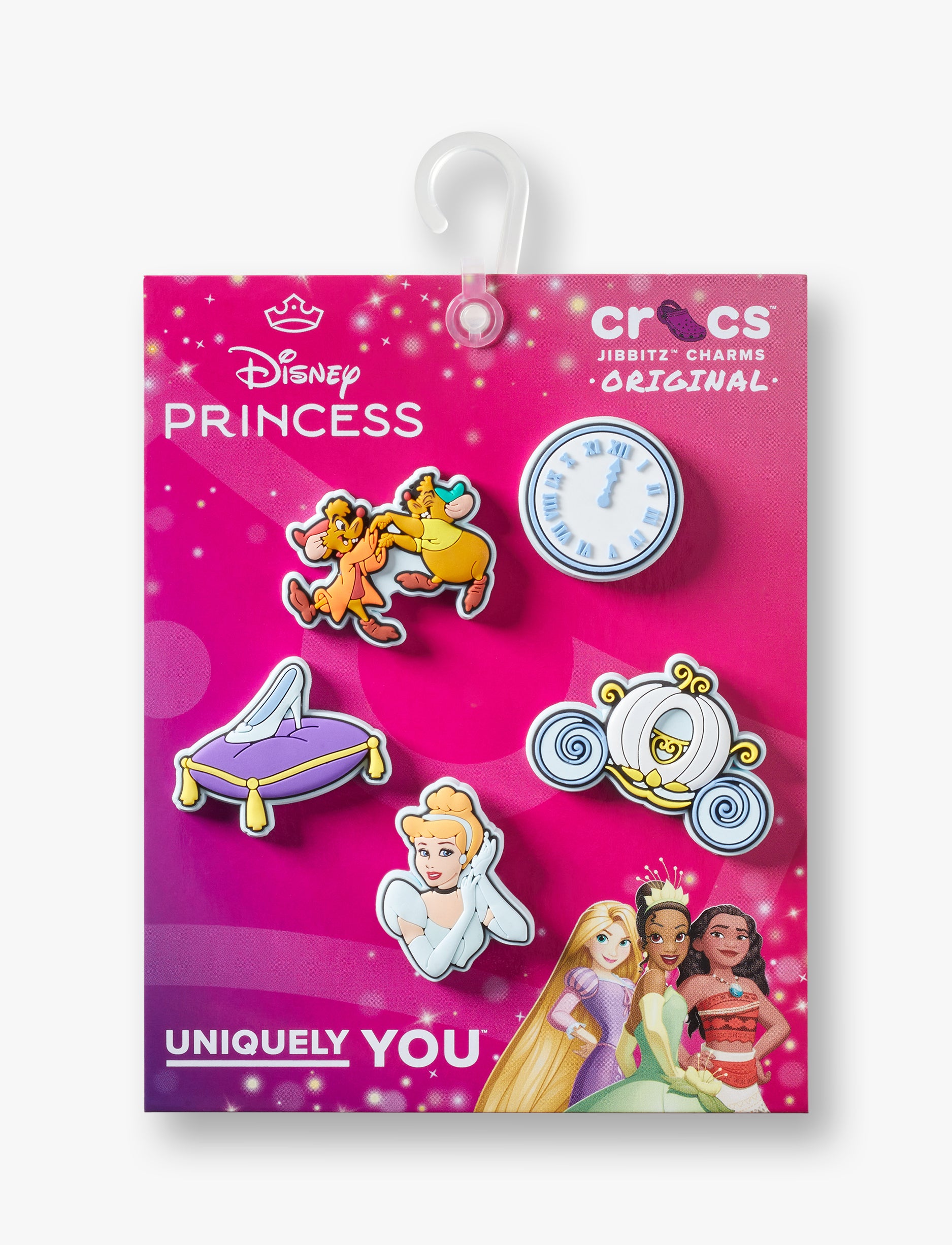 Crocs Jibbitz Cinderella - מארז 5 ג'יביטים קרוקס