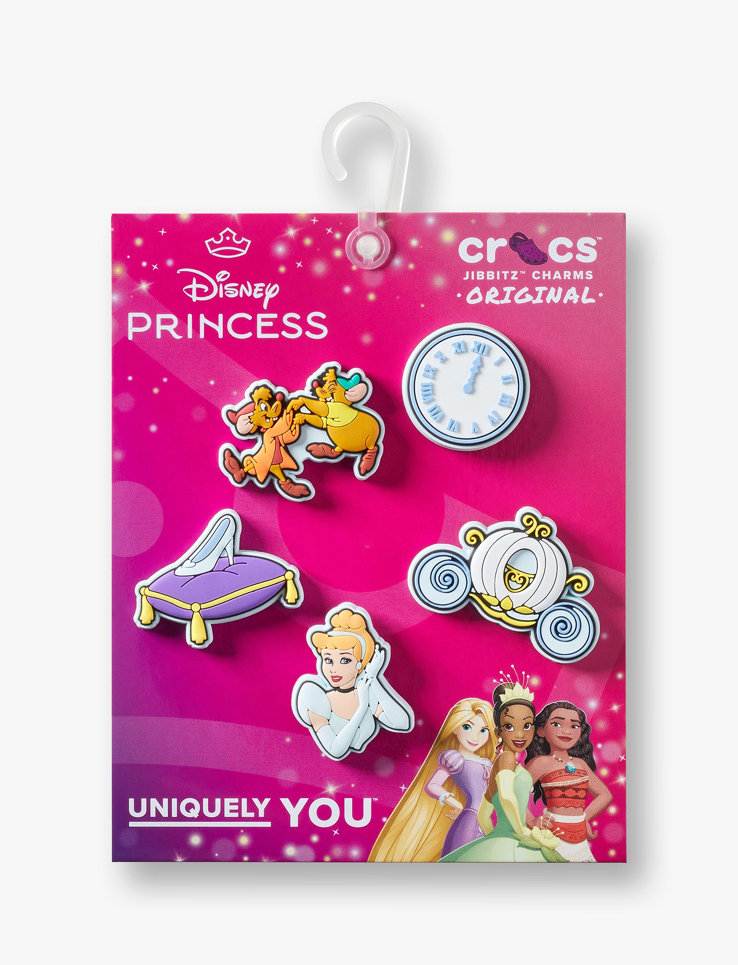 Crocs Jibbitz Cinderella - מארז 5 ג'יביטים קרוקס