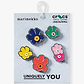 Crocs Jibbitz Marimekko - מארז 5 ג'יביטים קרוקס