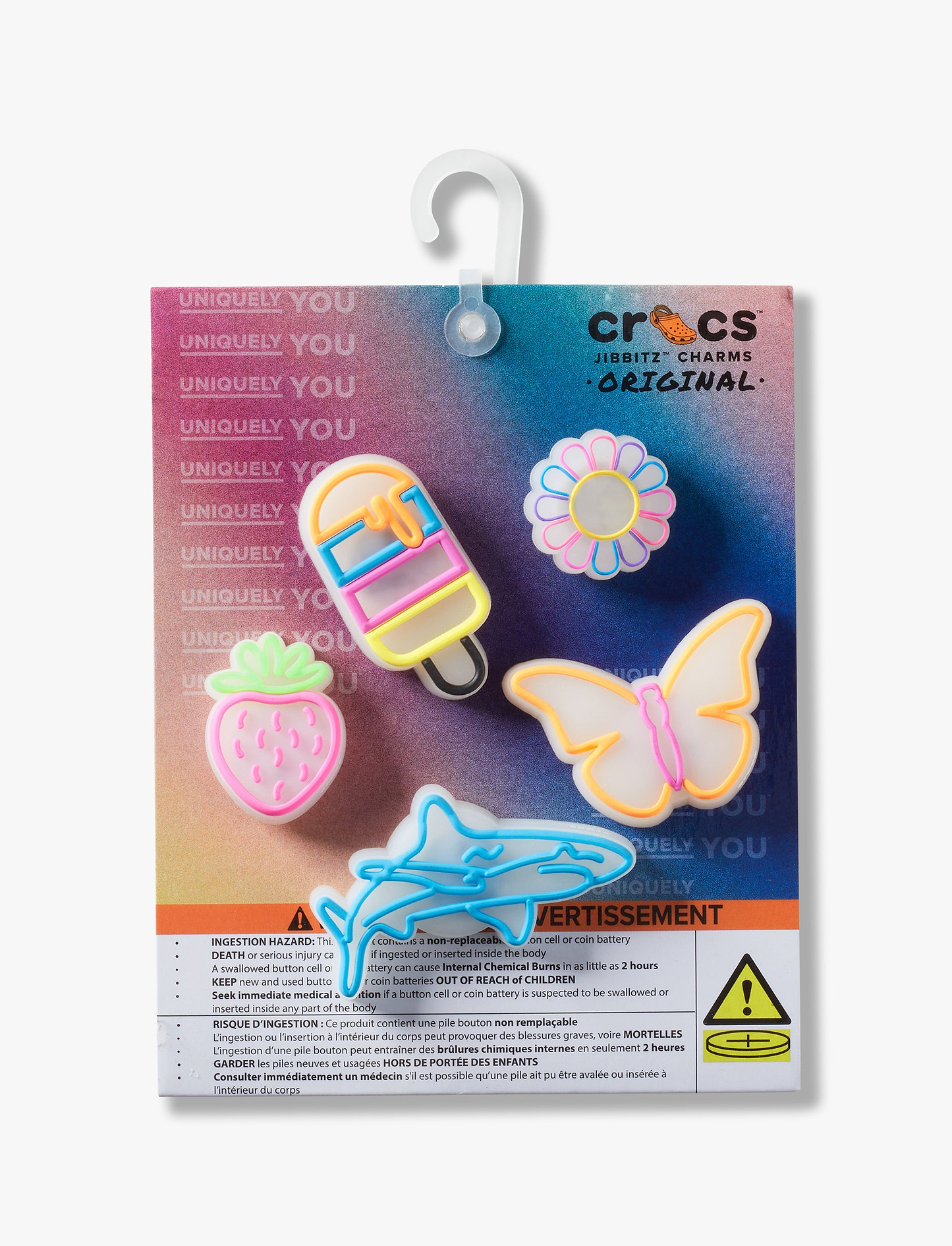 Crocs Lights Up Summer - מארז 5 ג'יביטים קרוקס