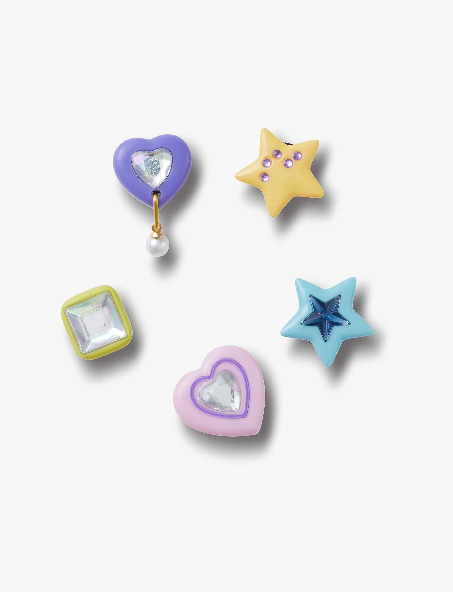 Crocs Jibbitz Dazzling Game - מארז 5 ג'יביטים קרוקס